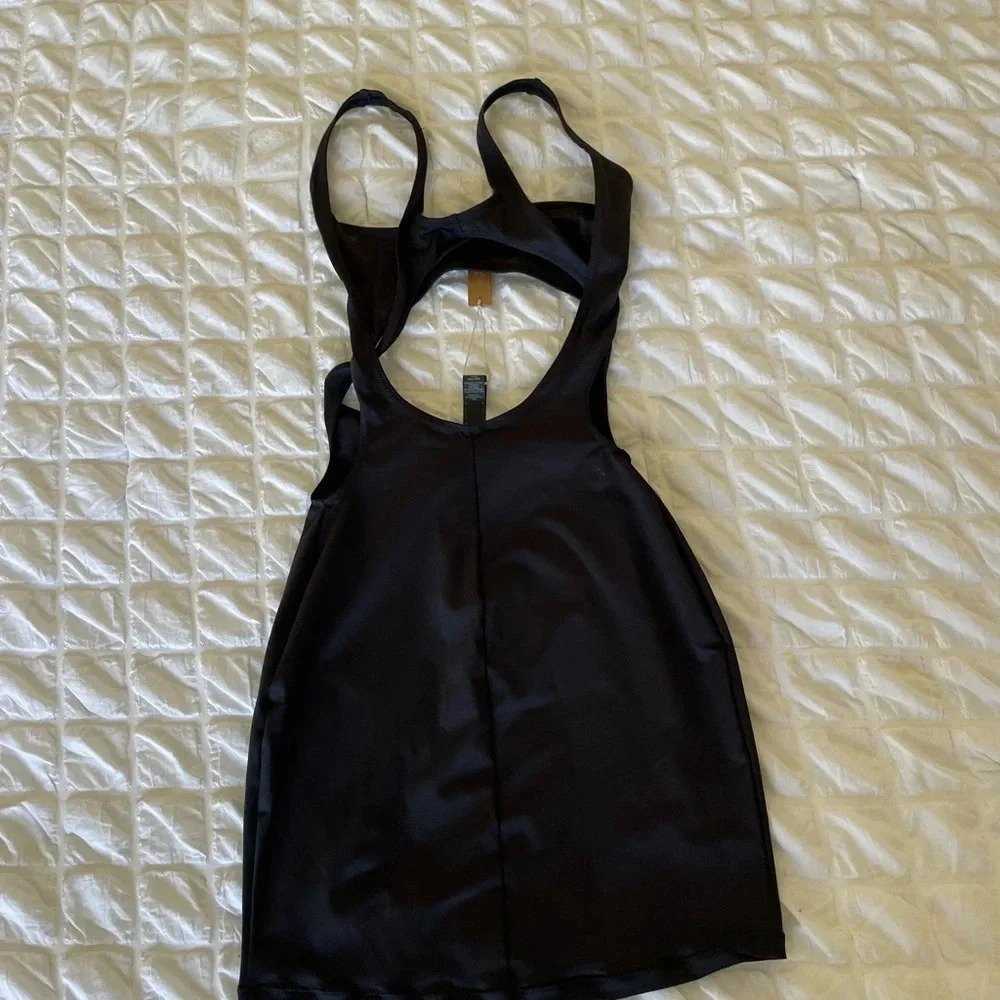 SKIMS Black Cutout Bodycon Mini Dress - Picture 10 of 10
